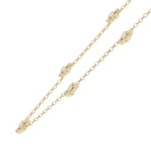 将图像加载到图库查看器中，MONNICKENDAM Monnickendam English Rose 7 Motif Diamond Necklace 18K Yellow Gold

