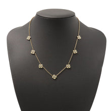 将图像加载到图库查看器中，MONNICKENDAM Monnickendam English Rose 7 Motif Diamond Necklace 18K Yellow Gold
