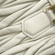 Load image into Gallery viewer, MIUMIU Arcadi Matelasse 2-Way Bag White5BB123 Leather Size Small

