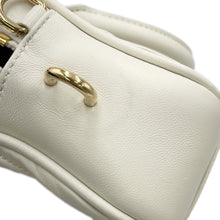 Load image into Gallery viewer, MIUMIU Arcadi Matelasse 2-Way Bag White5BB123 Leather Size Small
