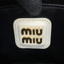 Load image into Gallery viewer, MIUMIU Arcadi Matelasse 2-Way Bag White5BB123 Leather Size Small
