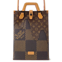 Load image into Gallery viewer, LOUIS VUITTON Mini tote NoirN40355 Damier Ebene Canvas Giant Monogram
