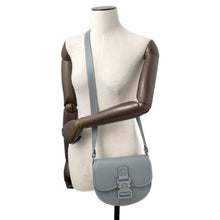 将图像加载到图库查看器中，Dior Gallop Shoulder Bag Gray1ADPO033LAC Leather

