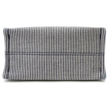 将图像加载到图库查看器中，CELINE Small Kabatais 2-Way Bag Navy Blue/Brown199162FU5 Canvas Leather
