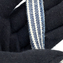 将图像加载到图库查看器中，CELINE Small Kabatais 2-Way Bag Navy Blue/Brown199162FU5 Canvas Leather
