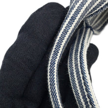 将图像加载到图库查看器中，CELINE Small Kabatais 2-Way Bag Navy Blue/Brown199162FU5 Canvas Leather
