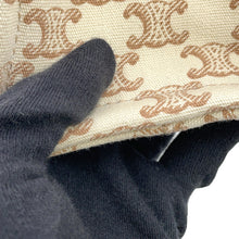 将图像加载到图库查看器中，CELINE Small Kabatais 2-Way Bag Beige/Brown199162 Canvas Leather
