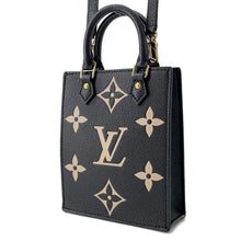 Load image into Gallery viewer, LOUIS VUITTON Petit Sac Plat NoirM81416 Monogram Empreinte Leather
