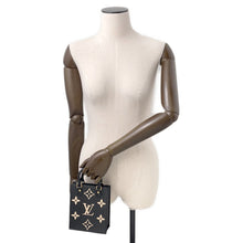 Load image into Gallery viewer, LOUIS VUITTON Petit Sac Plat NoirM81416 Monogram Empreinte Leather

