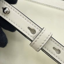 将图像加载到图库查看器中，PRADA Identity Shoulder Bag White1BD249 Saffiano LeatherLeather
