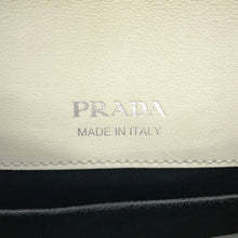 将图像加载到图库查看器中，PRADA Identity Shoulder Bag White1BD249 Saffiano LeatherLeather
