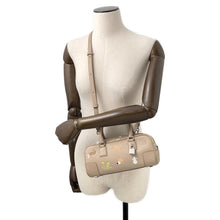 Load image into Gallery viewer, LOEWE Suna Fujita Collaboration Amazona Cropped 2-Way Bag Sand Leather Size 23
