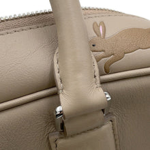 Load image into Gallery viewer, LOEWE Suna Fujita Collaboration Amazona Cropped 2-Way Bag Sand Leather Size 23
