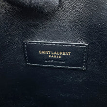 Load image into Gallery viewer, SAINT LAURENT PARIS Mini Toy Shopping Shoulder Bag Black712367 Croco embossed leather
