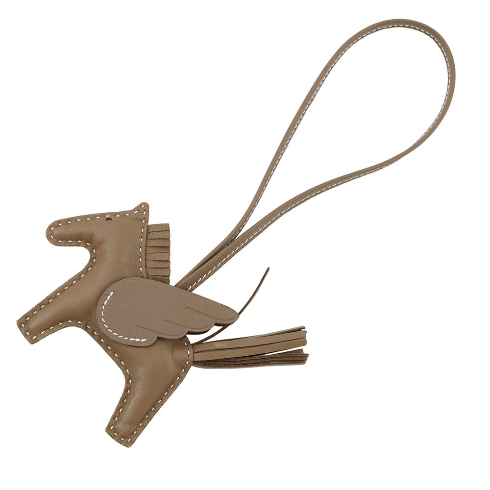 HERMES Rodeo Pegasus Etoupe Lambskin Size PM