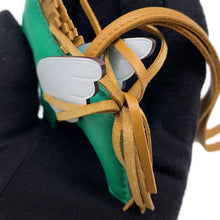 将图像加载到图库查看器中，HERMES Rodeo Pegasus Menthe/Sesame/Blue Pale Lambskin Size PM
