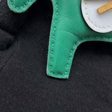 将图像加载到图库查看器中，HERMES Rodeo Pegasus Menthe/Sesame/Blue Pale Lambskin Size PM
