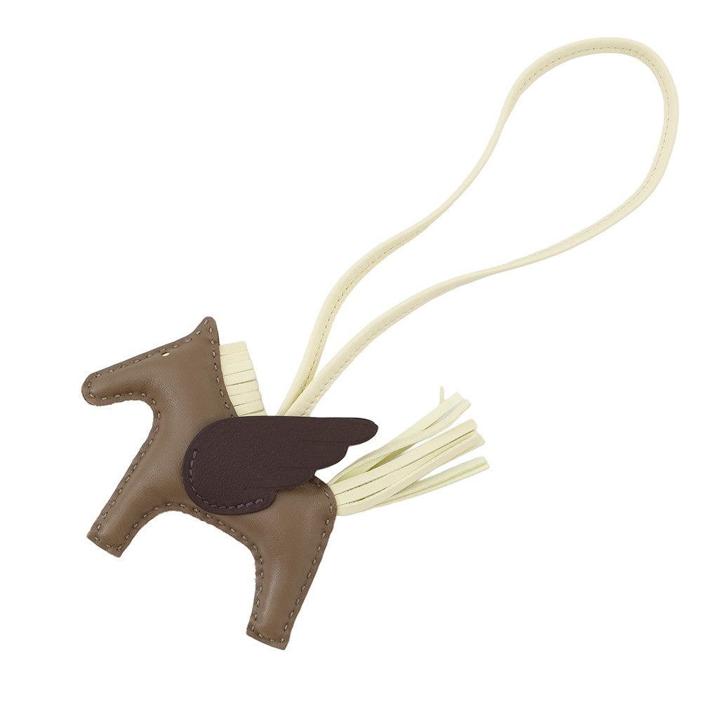 HERMES Rodeo Pegasus Etoupe/Jaune Milton/Rouge Sellier Lambskin Size PM