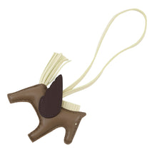 将图像加载到图库查看器中，HERMES Rodeo Pegasus Etoupe/Jaune Milton/Rouge Sellier Lambskin Size PM
