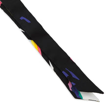 将图像加载到图库查看器中，HERMES Twilly Doll BRIDES DE GALA SHADOW Black/Jaune/Multicolor153415SU02 Silk100%
