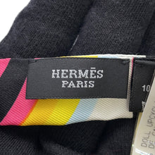 将图像加载到图库查看器中，HERMES Twilly Doll BRIDES DE GALA SHADOW Black/Jaune/Multicolor153415SU02 Silk100%
