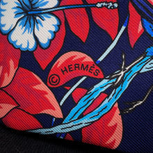 Load image into Gallery viewer, HERMES Twilly JUNGLE LOVE LOVE Blue Marine/Rouge/Blanc Silk100%
