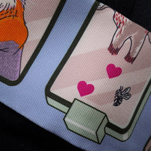 Load image into Gallery viewer, HERMES Twilly HERMES STORY Blue Pale/Rose/Vert063875S Silk100%
