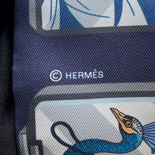 将图像加载到图库查看器中，HERMES Twilly HERMES STORY Marine/Grease/Gold063875S Silk100%

