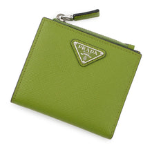 Load image into Gallery viewer, PRADA Triangle Logo Bifold Wallet Japan Limited Edition Light Green2ML049 Leather
