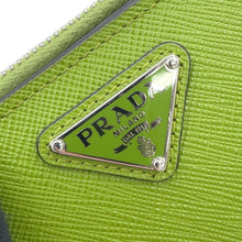 Load image into Gallery viewer, PRADA Triangle Logo Bifold Wallet Japan Limited Edition Light Green2ML049 Leather
