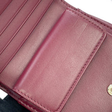 将图像加载到图库查看器中，CHANEL Matelasse Compact Wallet BurgundyAP4806 Caviar Leather
