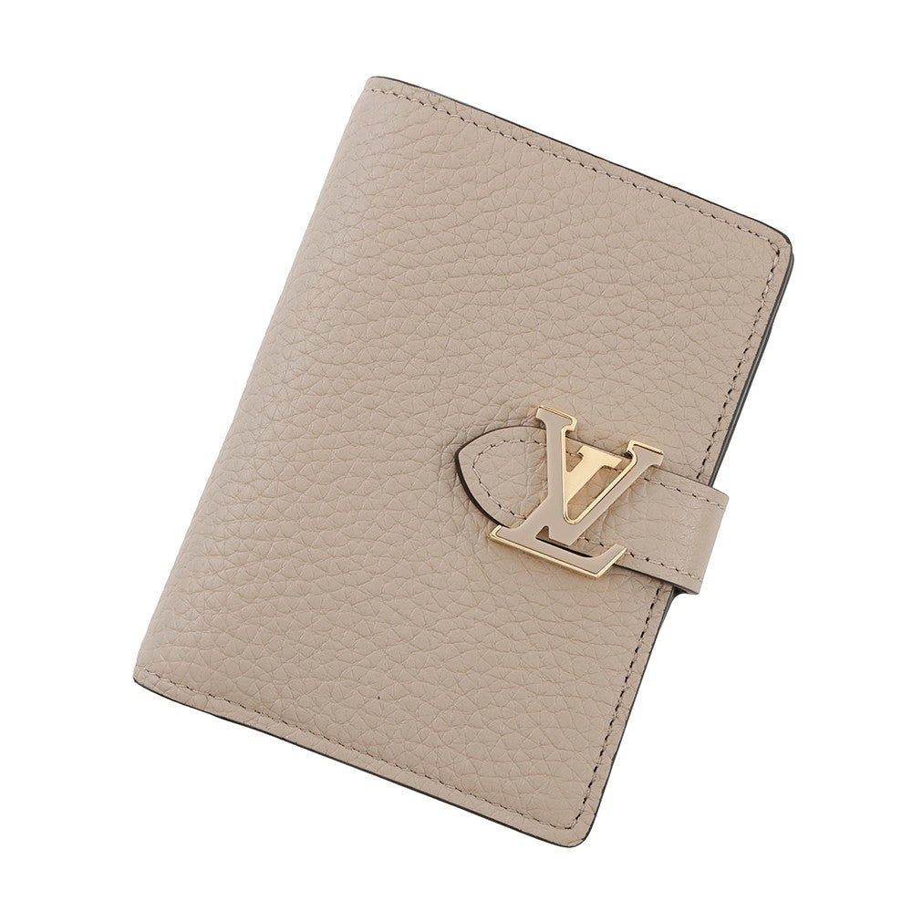 LOUIS VUITTON LV Vertical Wallet Compact GaletM82198 Taurillon Leather
