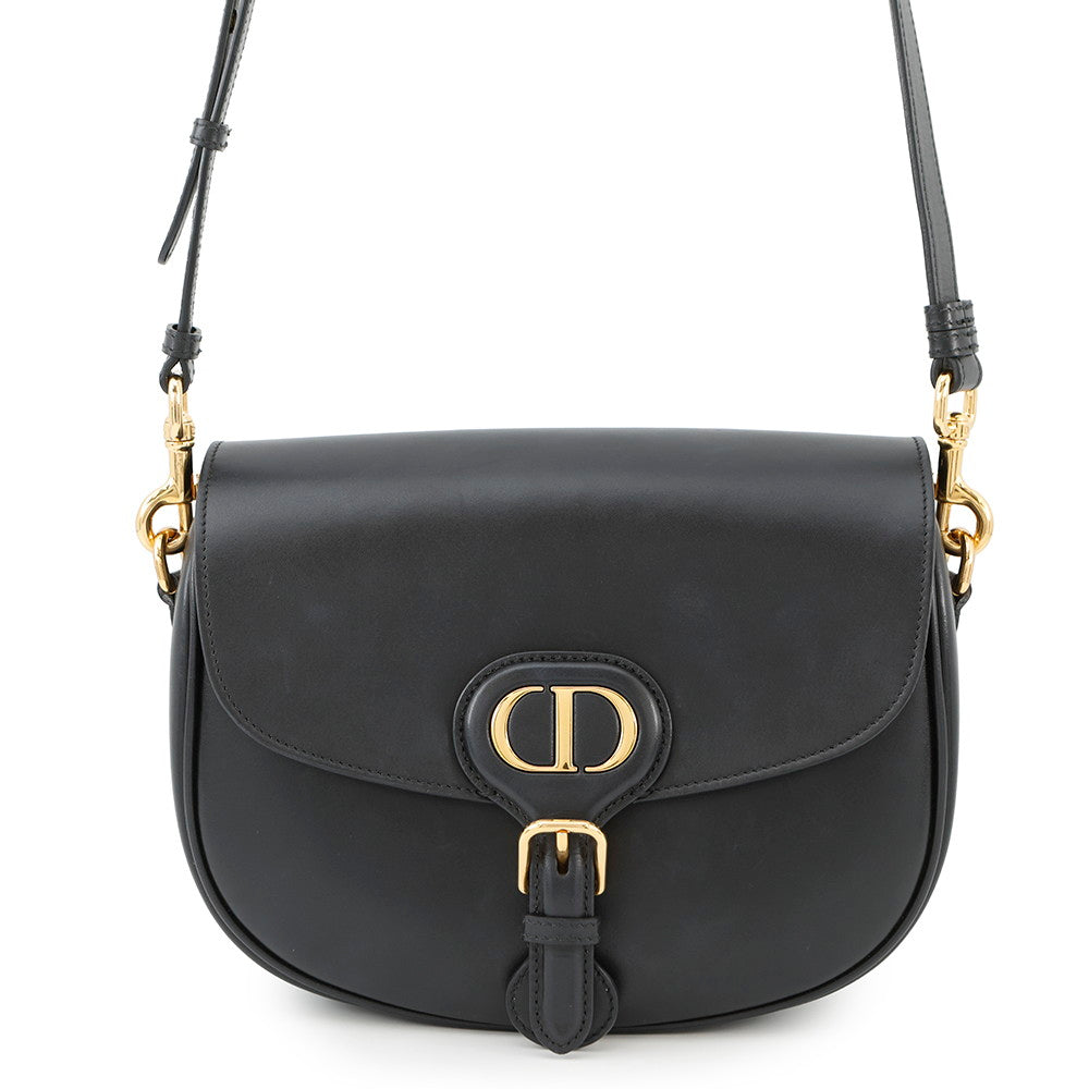Dior Bobby Shoulder Bag BlackM9319UMOL Calf Leather Size Medium