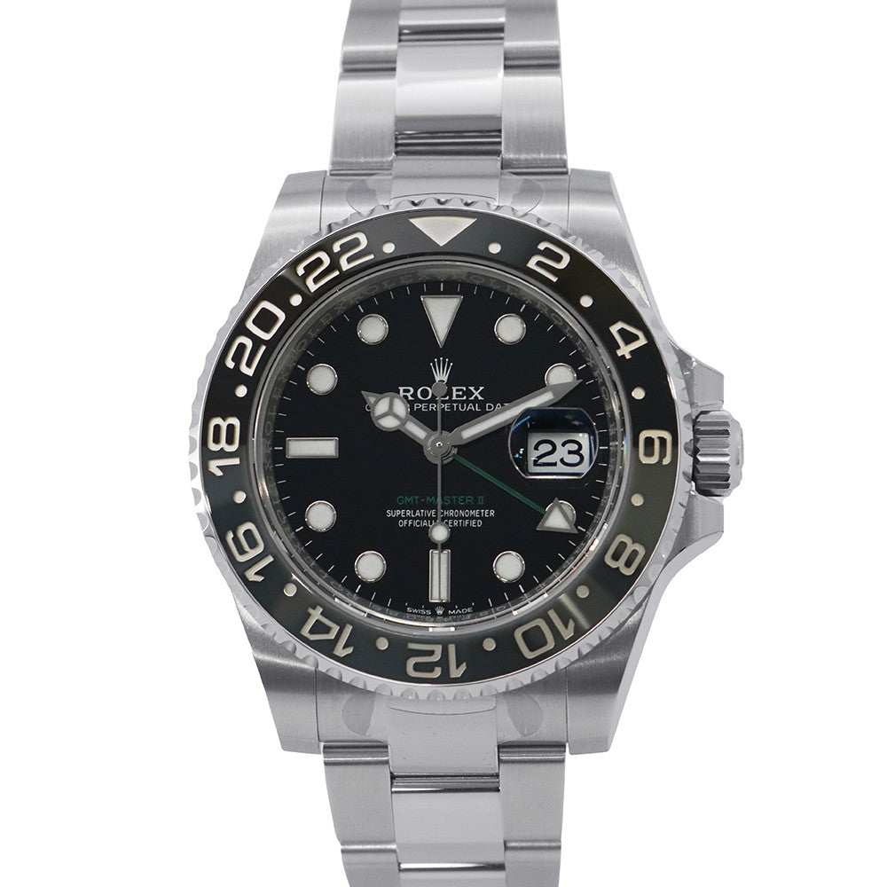 ROLEX GMT Master II W40mm Stainless Steel Black Dial126710GRNR