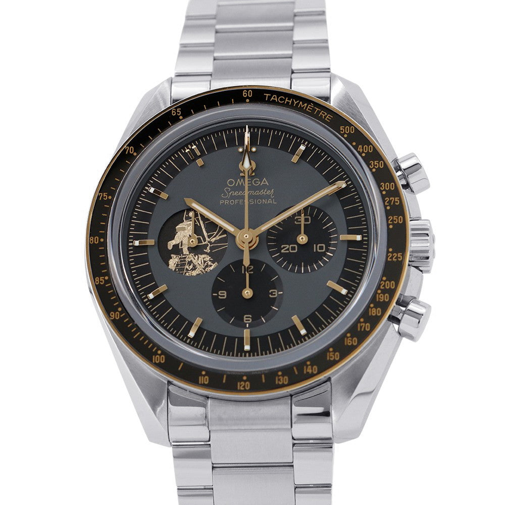 OMEGA Speedmaster Apollo 11 50th Anniversary Limited to 6,969 units W42mm Stainless Steel K18YG Black Dial310.20.42.50.01.001