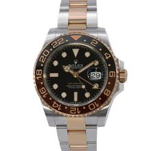 Load image into Gallery viewer, ROLEX GMT MasterⅡ W40mm Stainless Steel K18PG Black Dial126711CHNR
