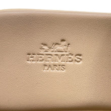 将图像加载到图库查看器中，HERMES Sandals Eze Beige Chevre Velour Cork Size 37
