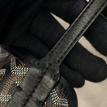 将图像加载到图库查看器中，GOYARD Saint Louis Black PVC Leather Size PM
