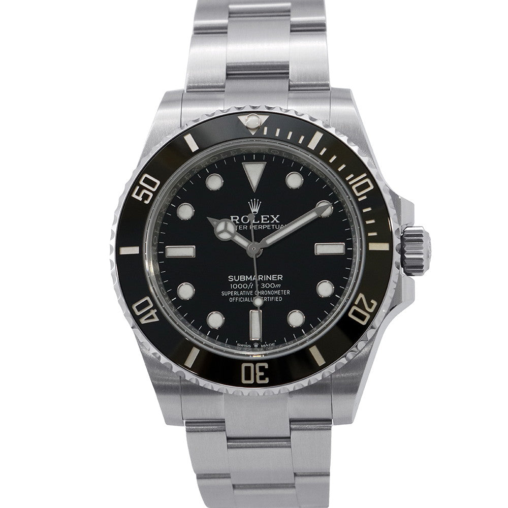 ROLEX Submariner No-Date W41mm Stainless Steel Black Dial124060