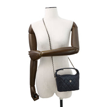 Load image into Gallery viewer, CHANEL Hobo ChainShoulder NavyAP4386 Caviar Leather
