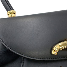 将图像加载到图库查看器中，CARTIER PANTHERE Handbag BlackL1000121 Leather
