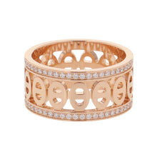 Load image into Gallery viewer, HERMES Chaine d'Ancre Divine Ring Size 51/#11 PMH222634B 00051 18K Pink Gold

