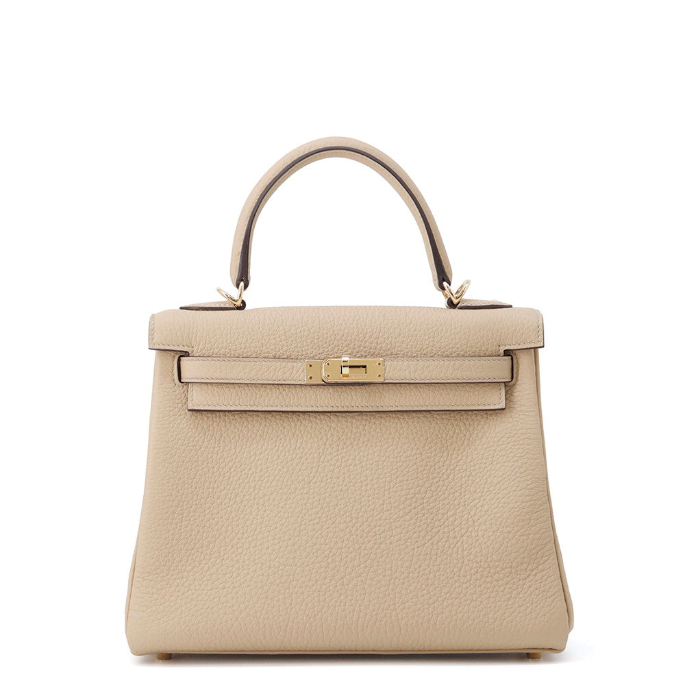 HERMES Kelly Retourne Trench Togo Leather Size 25