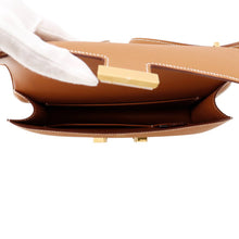 将图像加载到图库查看器中，HERMES Constance Elan Miroir Gold Epsom
