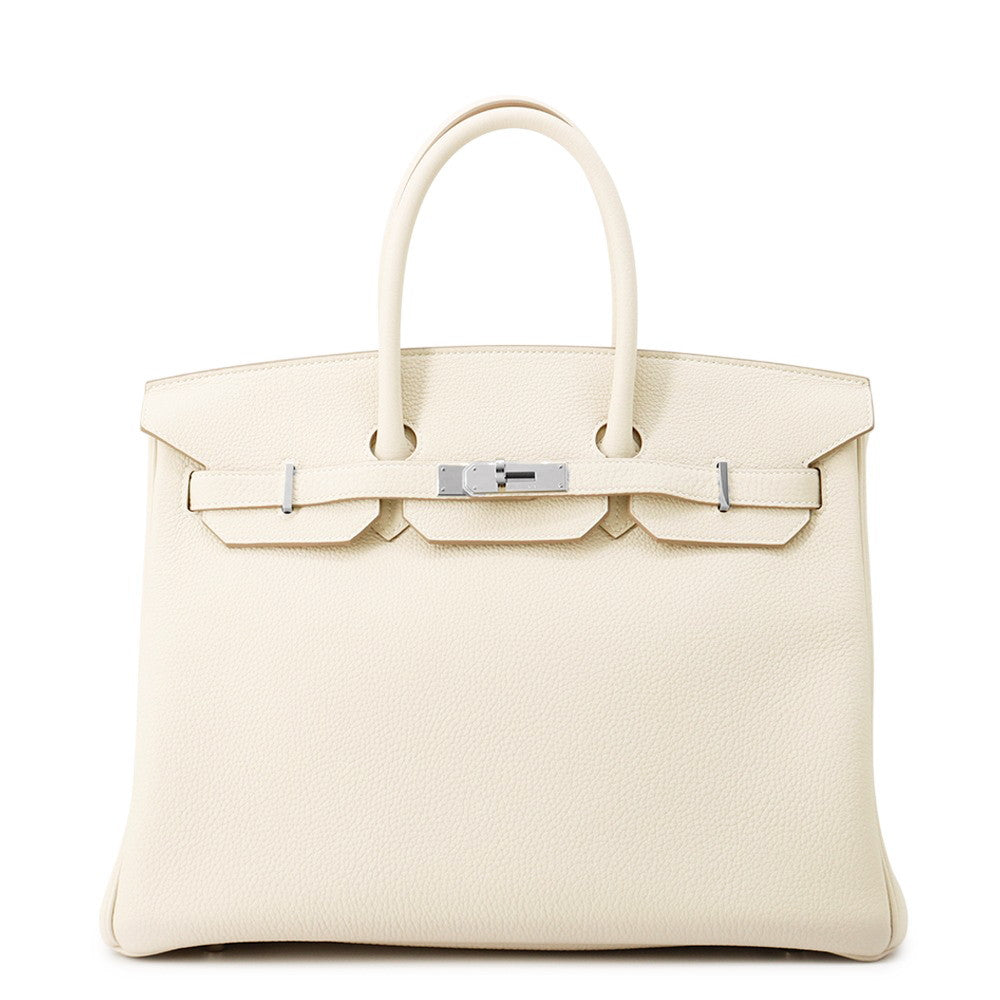 HERMES Birkin Craie Togo Leather Size 35