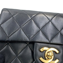 Load image into Gallery viewer, CHANEL Mini Materasse Shoulder Bag BlackA01115 Lambskin Size 18
