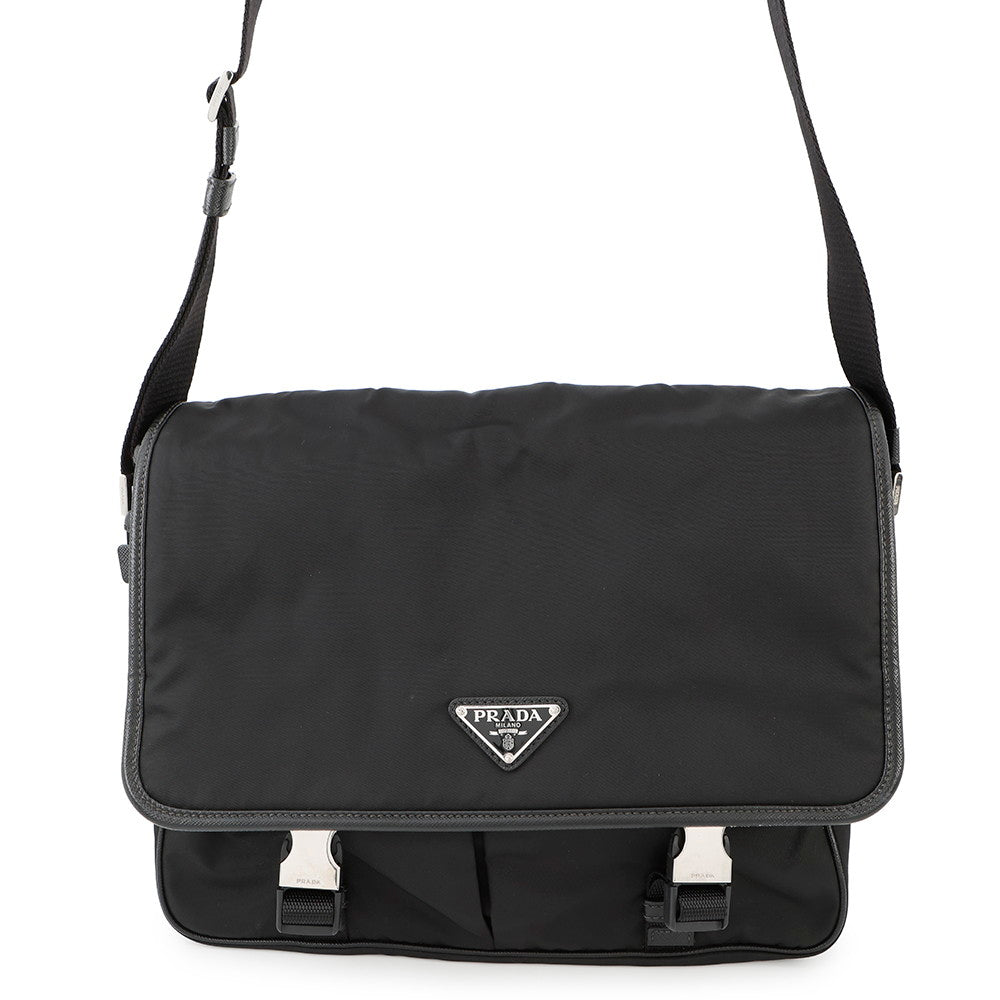 PRADA Re-Nylon Shoulder Bag Black2VD768 Nylon Leather