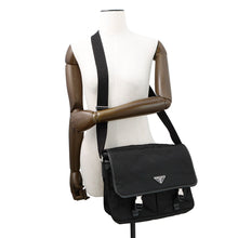 将图像加载到图库查看器中，PRADA Re-Nylon Shoulder Bag Black2VD768 Nylon Leather
