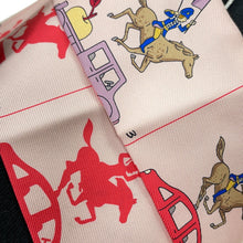 Load image into Gallery viewer, HERMES Twilly PARADE Rose Pearl/Marine/Multicolor064150S Silk100%
