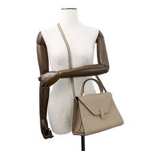 Load image into Gallery viewer, Valextra Valextra Iside 2way Bag OysterGrayWBES0056028LOC99MO Soft Calf Leather Size Medium
